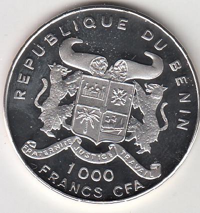 Beschrijving: 500 Francs SOCCER 98 Coloured